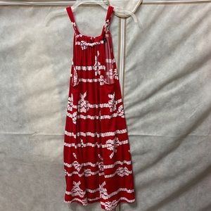 Red strapped dress by Cynthia Rowley, size Large